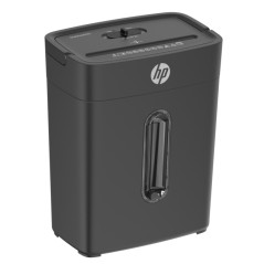 HP One Shred 6CC Paper Shredder - Partial Shredding, 68 dB - Sleek Black Design for Optimal Security & Performance